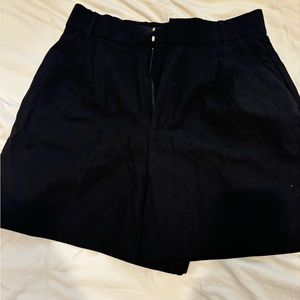 Black Zara Trouser Shorts